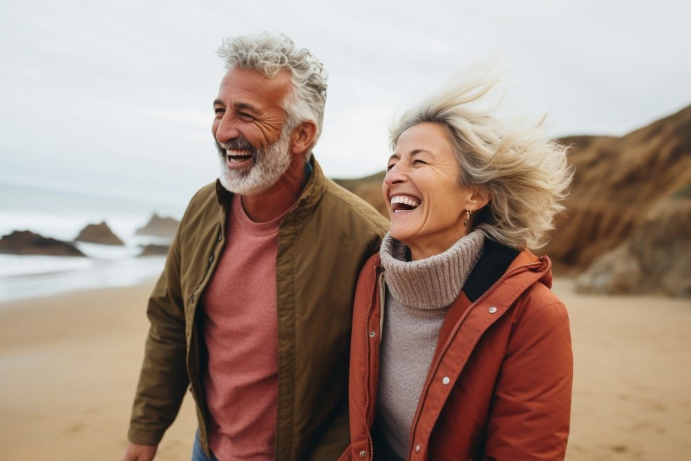A couple looking forward to a great retirement.